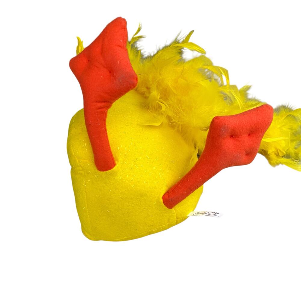 Vintage Annalee 18” Momma Duck Feather Figurine Doll Yellow 2006 Collectible - Picture 6 of 10